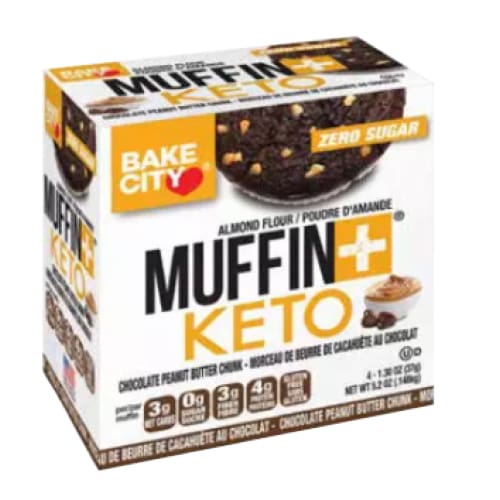BAKE CITY: Muffin Chocolate Peanut Butter 5.2 oz (Pack of 4) - Grocery > Snacks - BAKE CITY