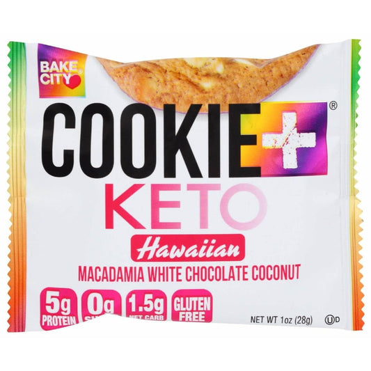 BAKE CITY USA Grocery > Snacks > Cookies > Cookies BAKE CITY USA: Cookie Keto Hwaiian, 1 oz