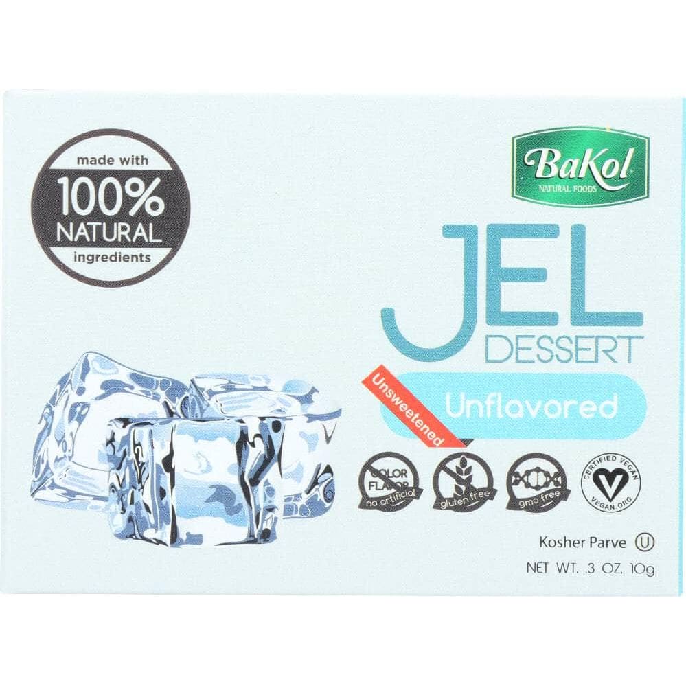 Bakol Bakol 100% Natural Jel Dessert Unflavored Sugar Free, 0.3 oz