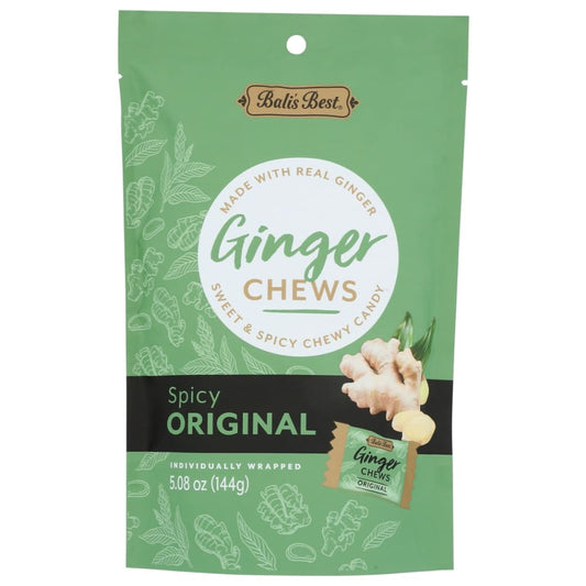BALIS BEST: Spicy Orginal Ginger Chews 5.08 oz (Pack of 5) - Grocery > Chocolate Desserts and Sweets > Candy - BALIS BEST