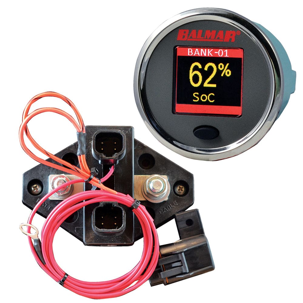 Balmar SG200 Battery Monitor Kit w/ Display Shunt & 10M Cable - 12-48 VDC - Electrical | Meters & Monitoring - Balmar
