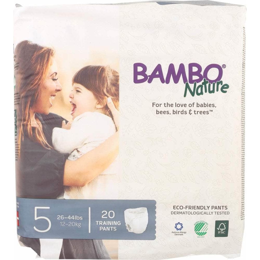 Bambo Nature Bambo Nature Diaper Pant raining Size 5, 20 pk