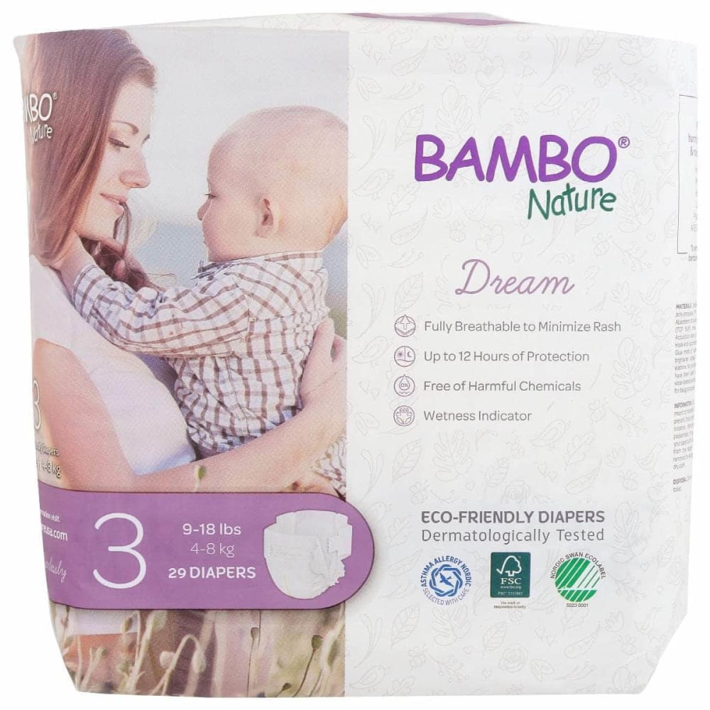 BAMBO NATURE Baby > Baby Diapers & Diaper Care BAMBO NATURE: Diapers Baby Size 3, 29 pk