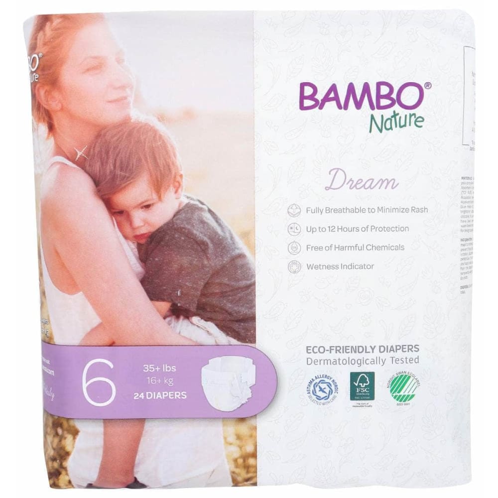 BAMBO NATURE Baby > Baby Diapers & Diaper Care BAMBO NATURE: Diapers Baby Size 6, 24 pk