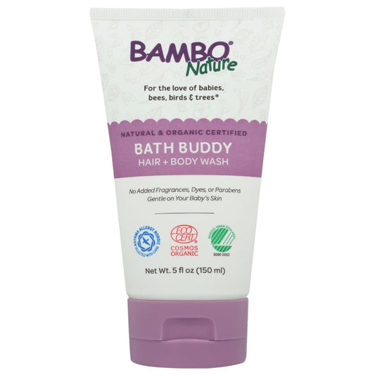 BAMBO NATURE: Wash Hair Body Bath Buddy 5 oz (Pack of 5) - Baby > Baby Care - BAMBO NATURE