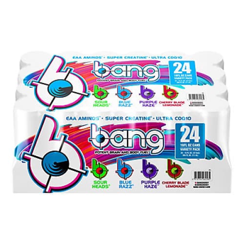 Bang Energy Variety Pack 24 pk./16 fl. oz. - Home/Grocery/Specialty Shops/Gaming Snacks/ - ShelHealth