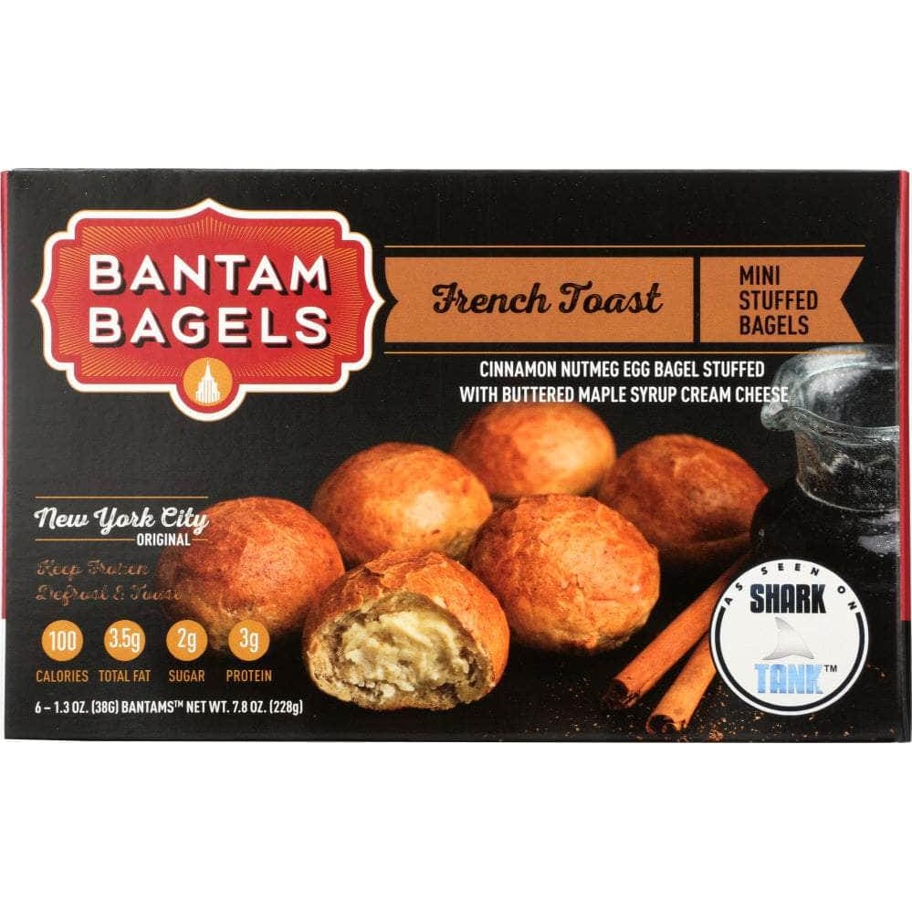 Bantam Bagels Bantam Bagels French Toast Mini Stuffed Bagels 7.8 Oz