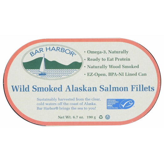 BAR HARBOR BAR HARBOR Salmon Fillet Wld Smkd, 6.7 oz