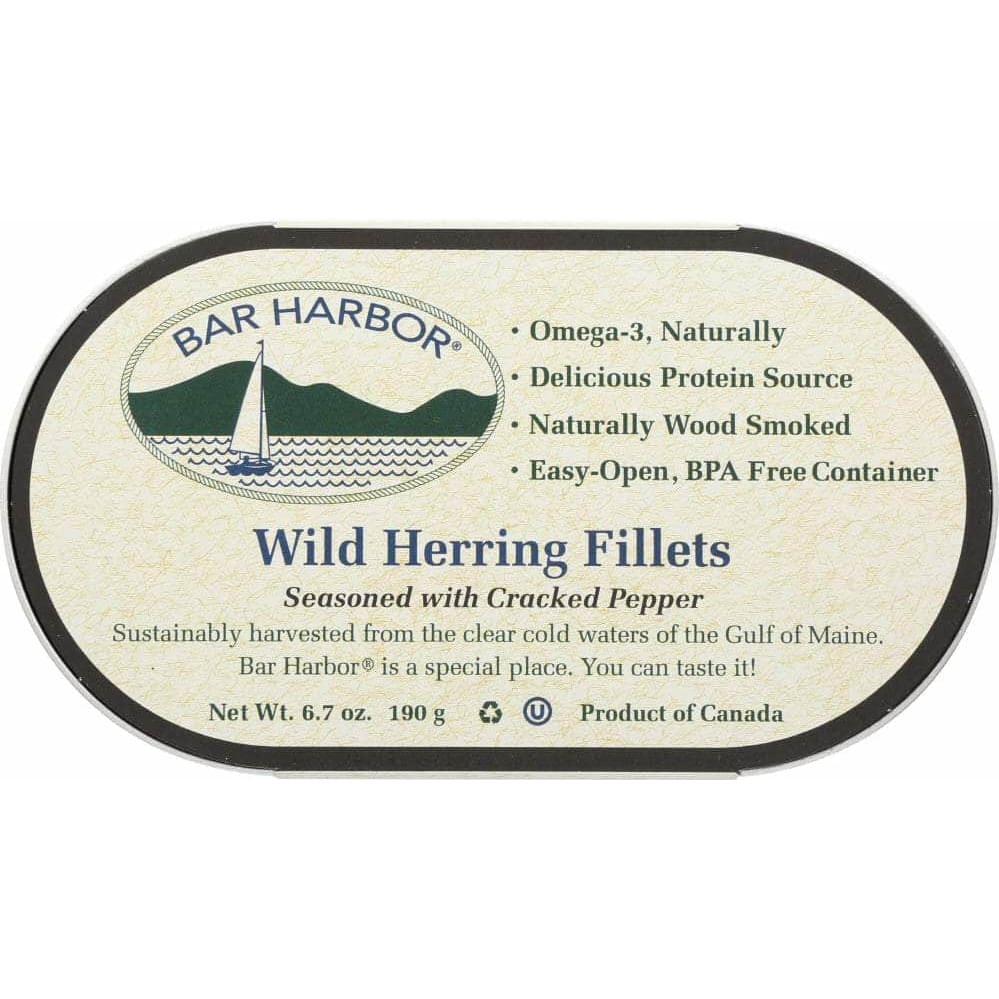 Bar Harbor Bar Harbor Wild Herring Fillet Seasoned With Cracked Pepper, 6.7 oz