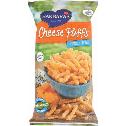 Barbaras Barbara's Bakery Cheese Puffs Original, 7 oz