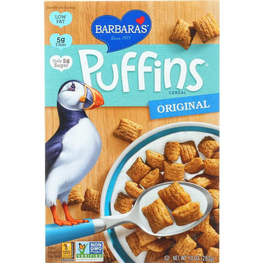 Barbaras Barbara's Bakery Puffins Cereal Original, 10 oz