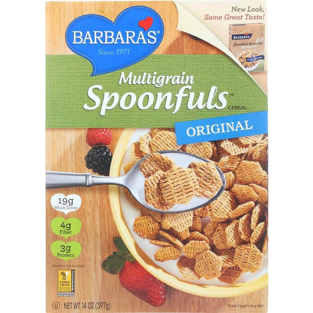 Barbaras Barbara's Bakery Shredded Spoonfuls Multigrain Cereal Original, 14 oz