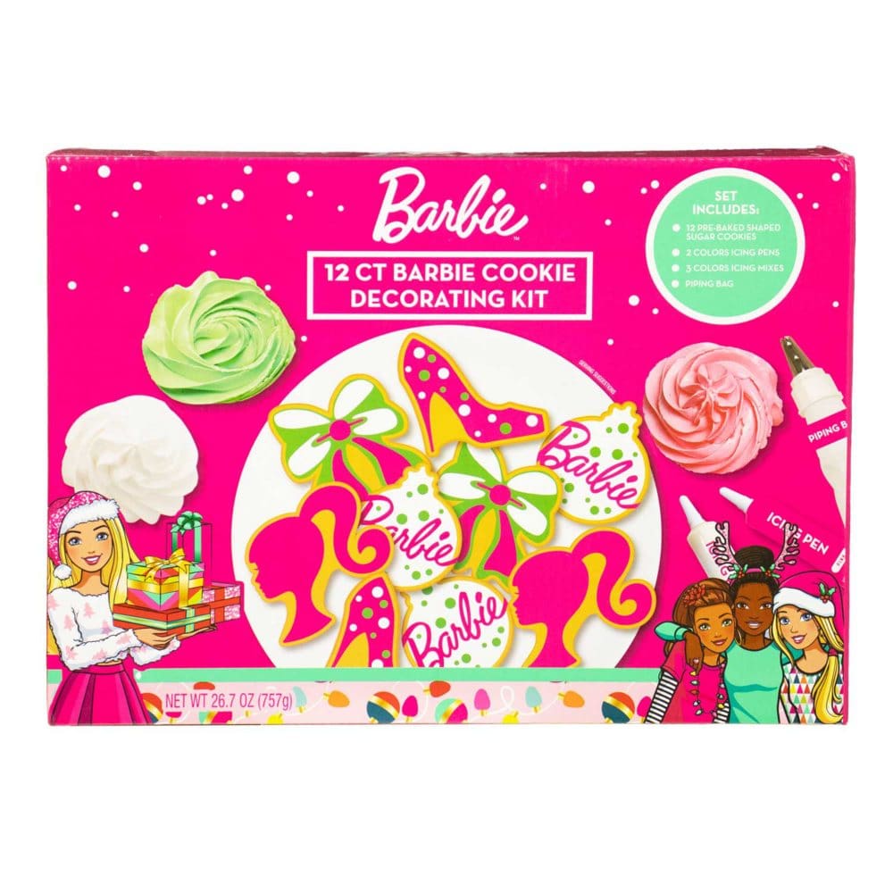 Barbie Holiday Cookie Decorating Kit - 18 pc. - New Items - Barbie