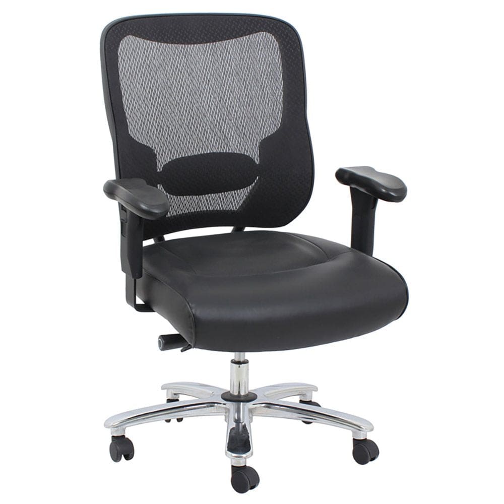Barcalounger Bonded Leather Chair (Supports up to 400 lbs.) - Office Chairs - Barcalounger