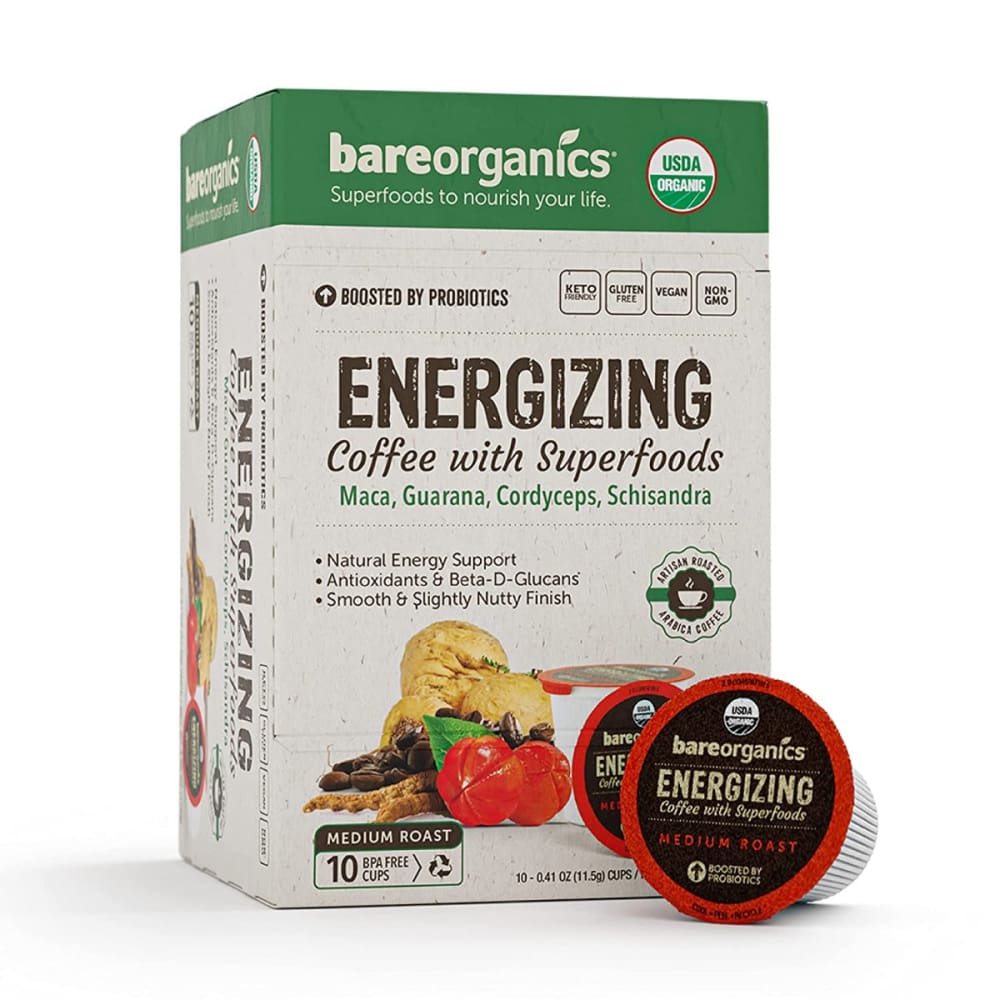BAREORGANICS: Coffee Superfoods Energizing 4.1 oz - Grocery > Beverages > Coffee Tea & Hot Cocoa - BAREORGANICS