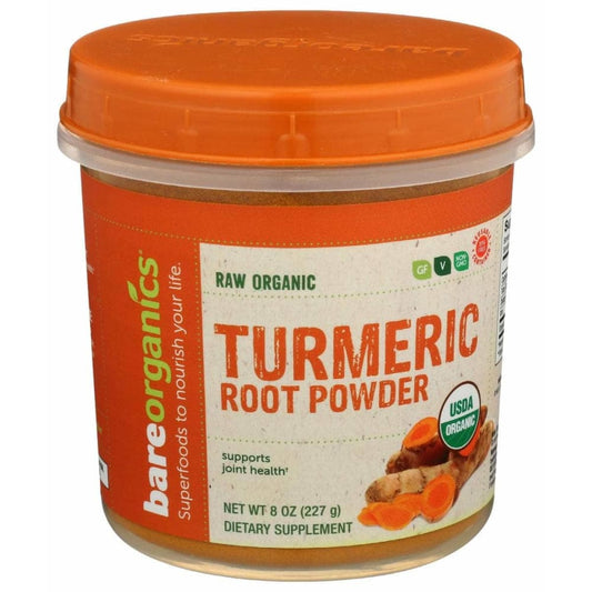 BAREORGANICS BAREORGANICS Organic Turmeric Root Powder, 8 oz