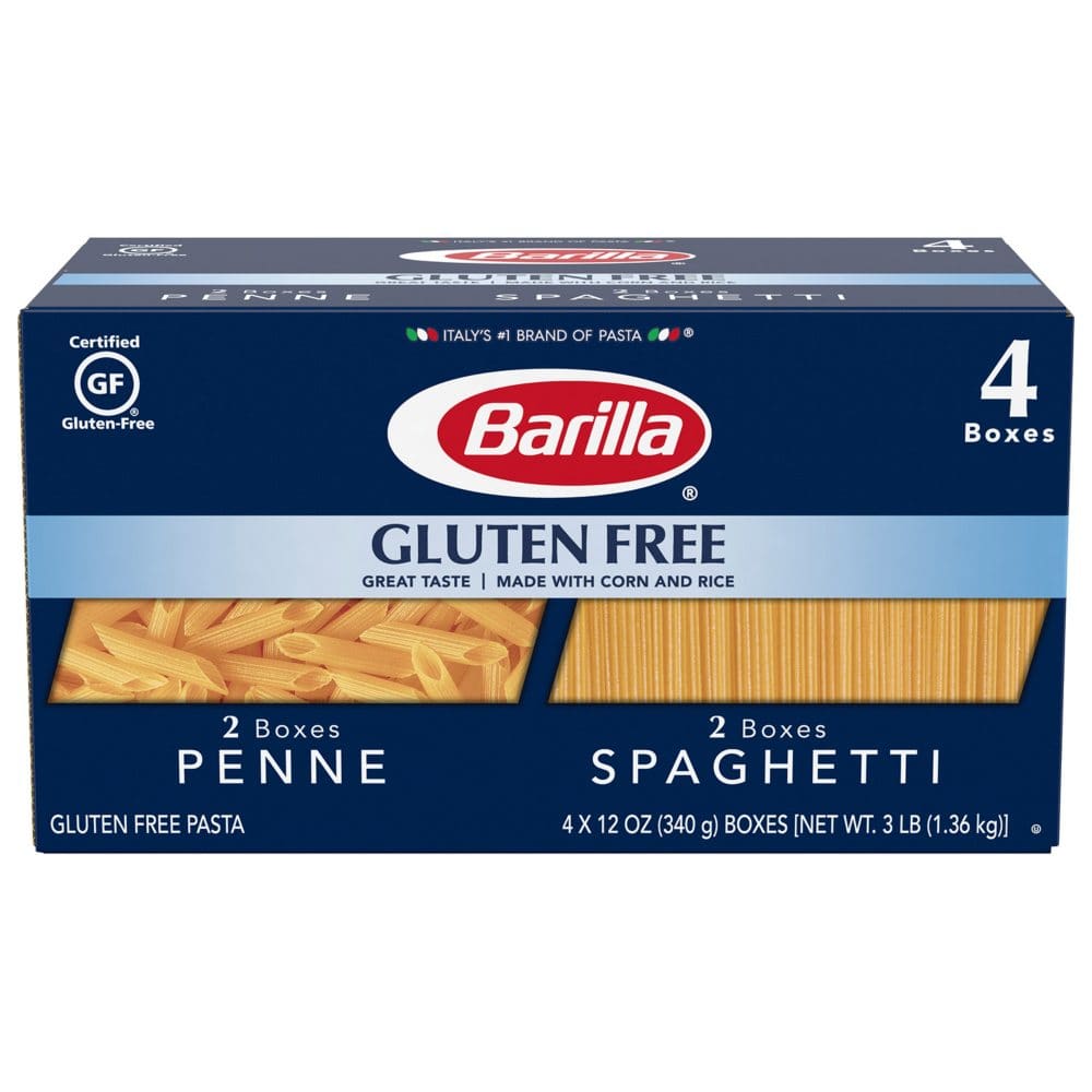 Barilla Gluten-Free Pasta Variety Pack (12 oz. 4 pk.) - Pasta & Boxed Meals - Barilla Gluten-Free