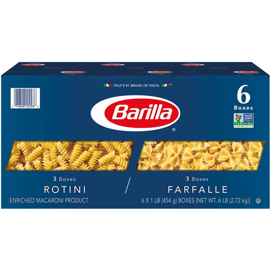 Barilla Pasta Rotini & Farfalle Variety Pack (16 oz. 6 pk.) - Barilla Pasta - Barilla