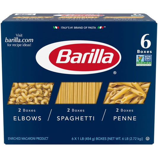 Barilla Pasta Variety Pack 6 lbs. - Barilla