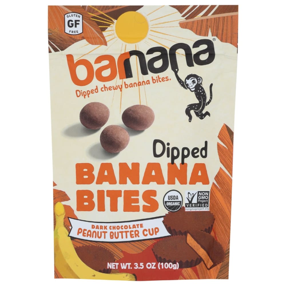 BARNANA: BITES BNANA PB CUP CHOC (3.500 OZ) (Pack of 5) - Snacks Other - BARNANA