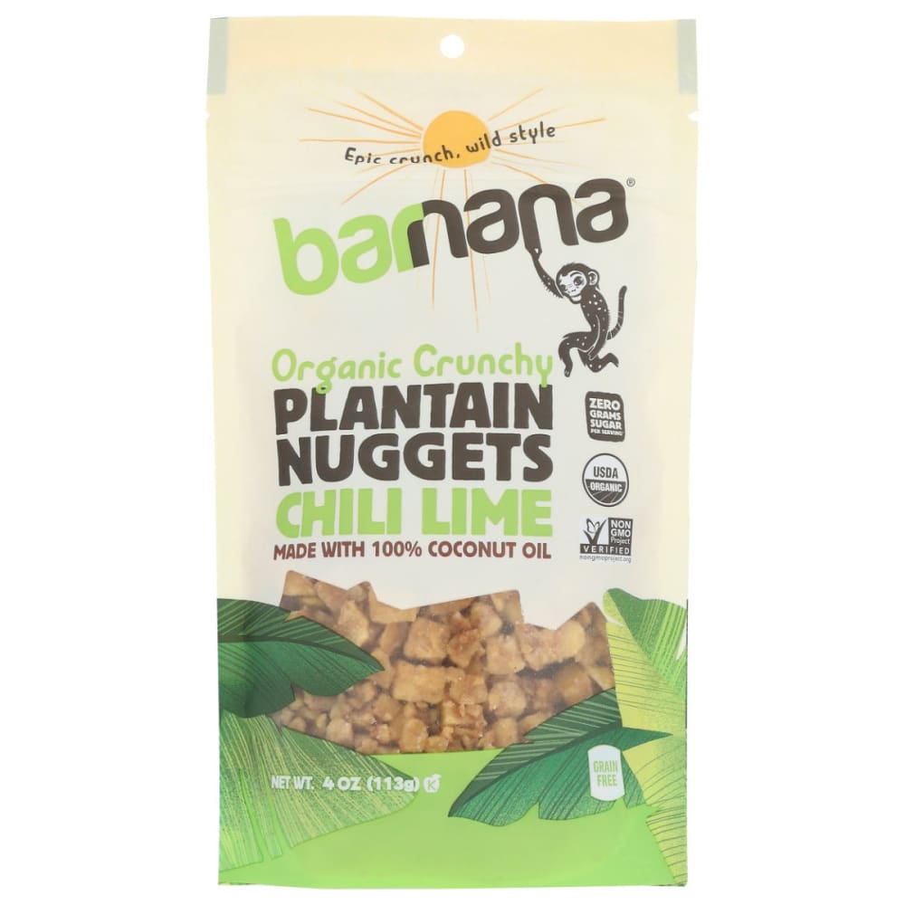 BARNANA: Nuggets Plntn Chili Org 4 OZ (Pack of 5) - Snacks Other - BARNANA