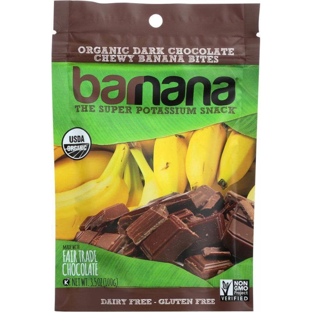 Barnana Barnana Organic Chocolate Chewy Banana Bites, 3.5 oz