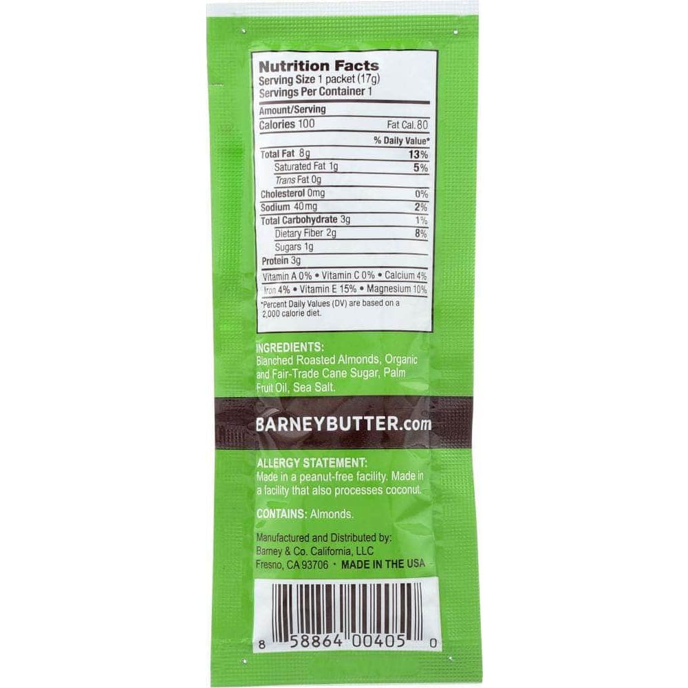 Barney Butter Barney Butter Almond Butter Crunchy Snack Pack, 0.6 oz