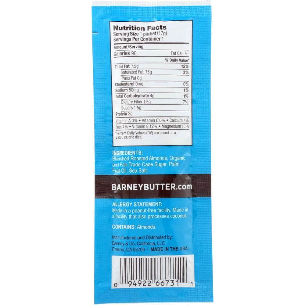 Barney Butter Barney Butter Almond Butter Smooth Snack Pack, 0.6 oz