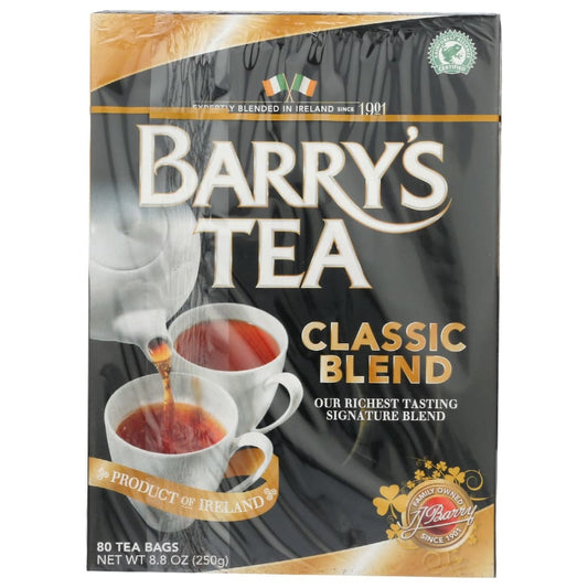 BARRYS: Classic Blend Tea 80 bg (Pack of 4) - Beverages > Coffee Tea & Hot Cocoa - BARRYS TEA