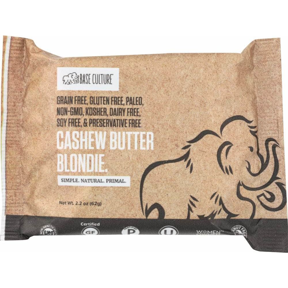 Base Culture Base Culture Cashew Butter Brownie Blondie, 2.2 oz