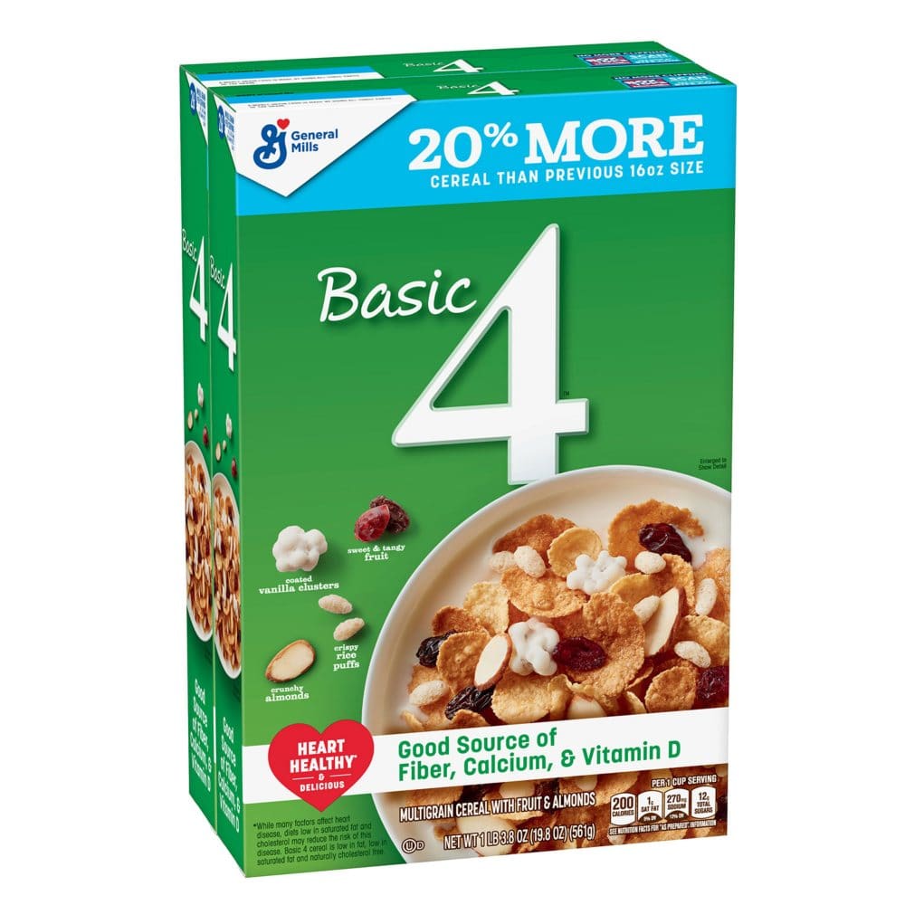 Basic 4 Multigrain Cereal Fruit and Nuts (2 pk.) - Cereal & Breakfast Foods - Basic 4