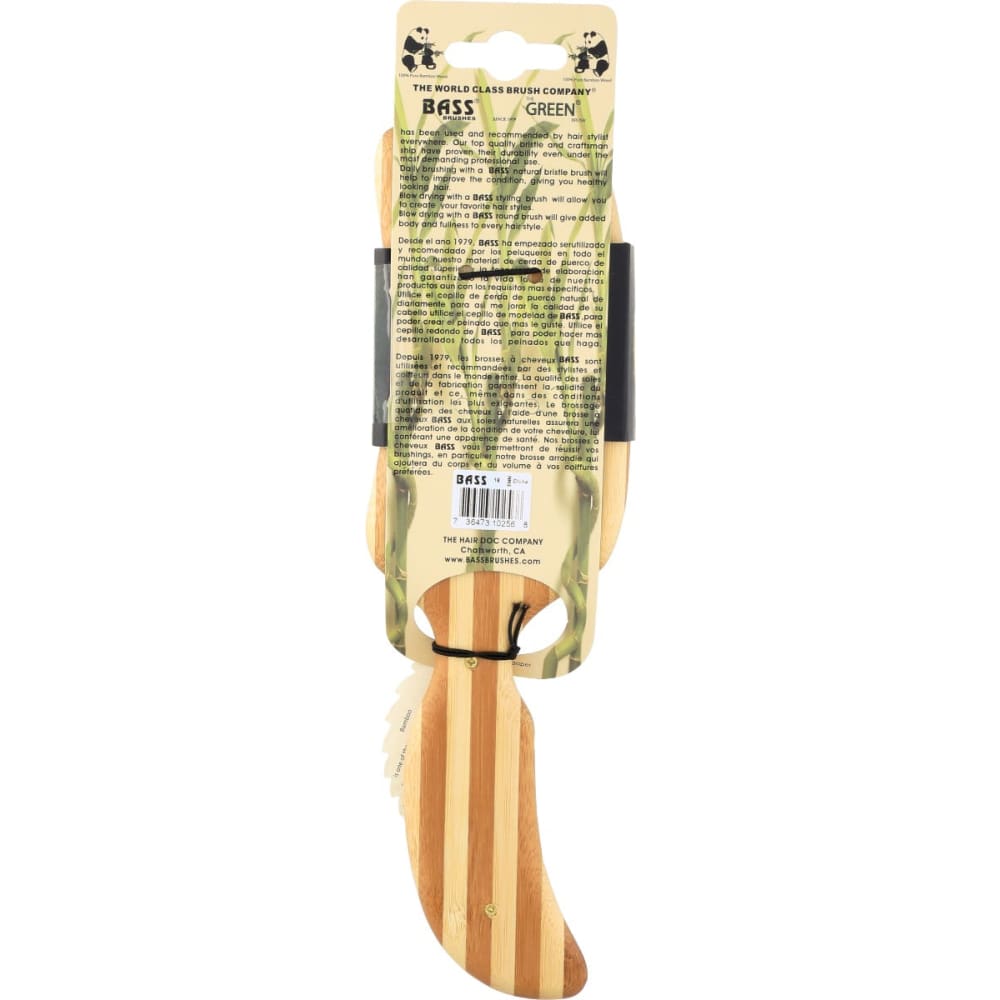 BASS BRUSHES: Brush Hair Semi S Bamboo 1 ea - Beauty & Body Care > Hair Care > Hair Styling Products - Bass Brushes