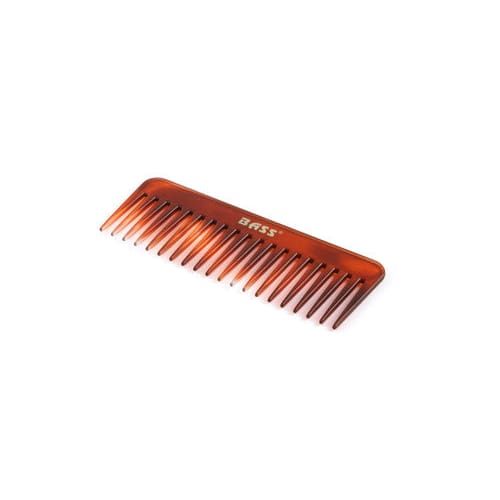 BASS BRUSHES: Comb Wide Tortoise Finish 1 ea - Beauty & Body Care > Hair Care > Hair Styling Products - Bass Brushes