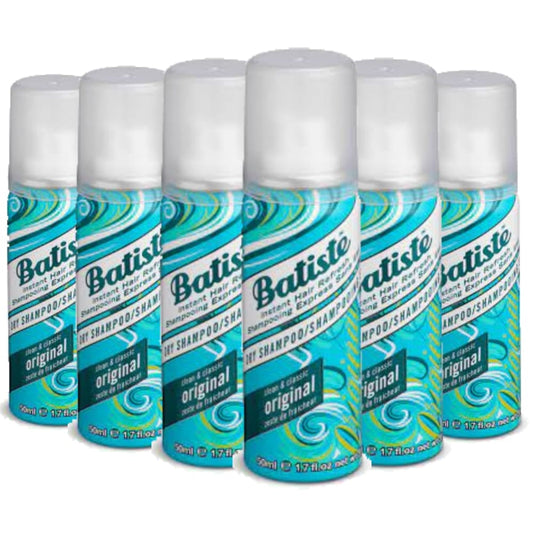 Batiste Dry Shampoo Original 1.06 Oz (50ml) 6 Pack - Shampoo - Batiste