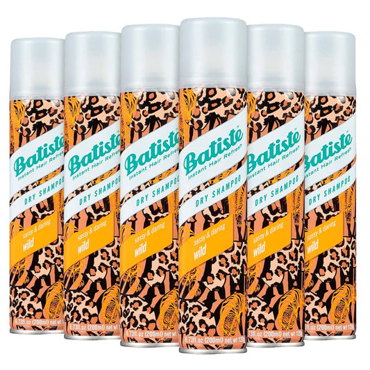 Batiste Dry Shampoo Wild 6.73 Oz Ea (120g) 6 Pack - Shampoo - Batiste