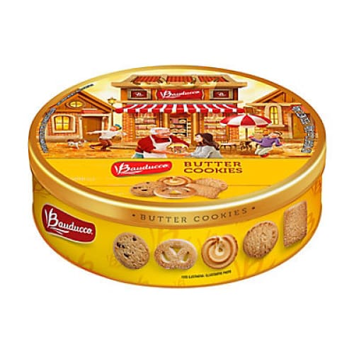 Bauducco Butter Cookies Tin 2 pk./12 oz. - Home/Grocery/Snacks/Cookies/ - Bauducco