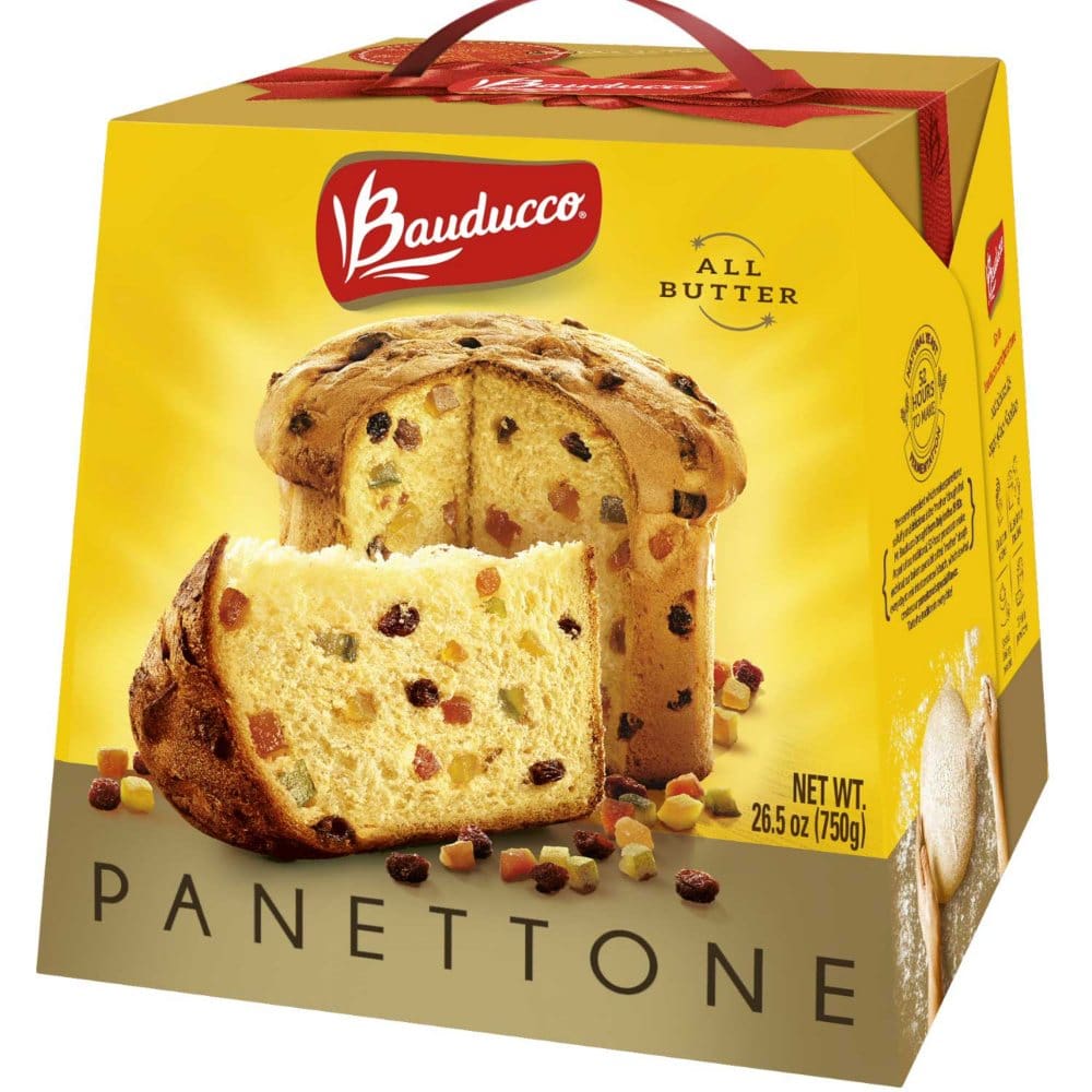 Bauducco Panettone All Butter Gift Box (26.5 oz.) - Cakes and Cupcakes - ShelHealth