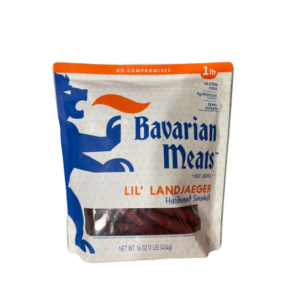 Bavarian Meats Lil LandJaeger Sticks Hardwood Smoked 16 oz. - Bavarian Meats - ShelHealth