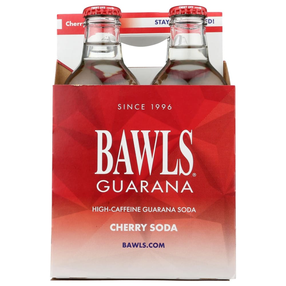 BAWLS GUARANA: Cherry 4 Pack 40 oz - Grocery > Beverages > Sodas - BAWLS GUARANA