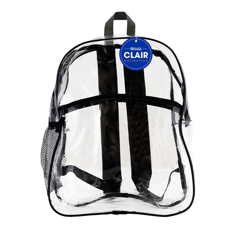 Bazic 15In Clair Clear Backpack (Pack of 3) - Accessories - Bazic Products