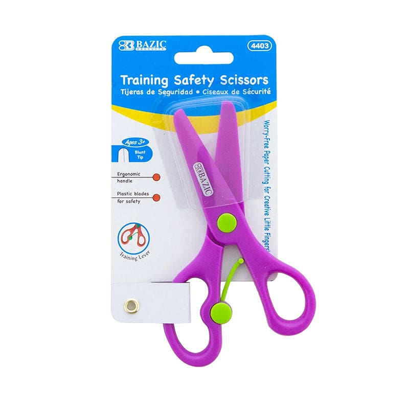 Bazic 5In Kids Scissors Training (Pack of 12) - Scissors - Bazic Products