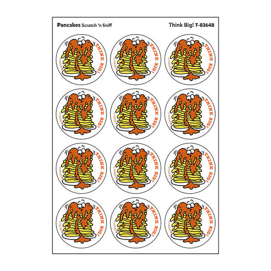Stinky Stickers Pancakes Scent Think Big (Pack of 12)