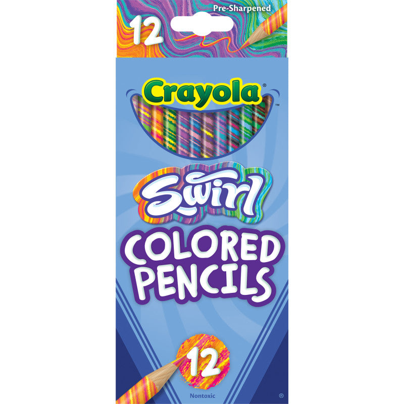 12Ct Swirl Colored Pencils Crayola (Pack of 10)