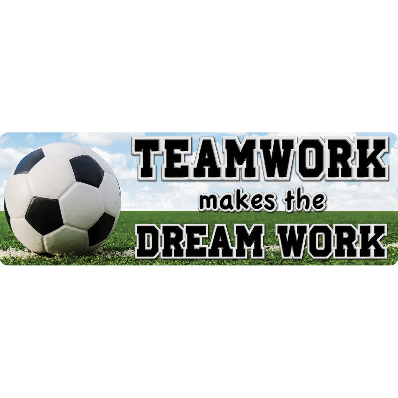 Mat Runner Soccer Teamwork 15.5 X 47In
