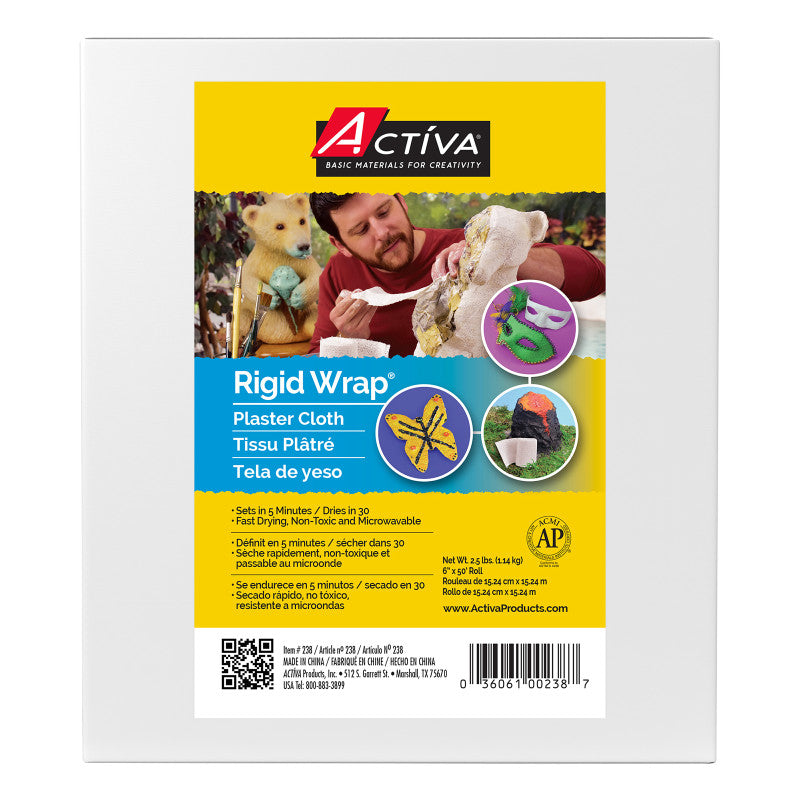 Rigid Wrap Plaster Cloth 6In X 50Ft