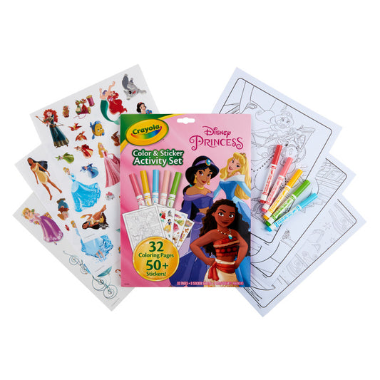 Princess Crayola Color & Sticker Activity Set (Pack of 6)