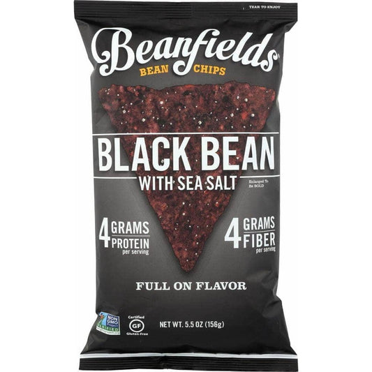 Beanfields Beanfields Black Bean and Sea Salt Chips, 5.5 oz