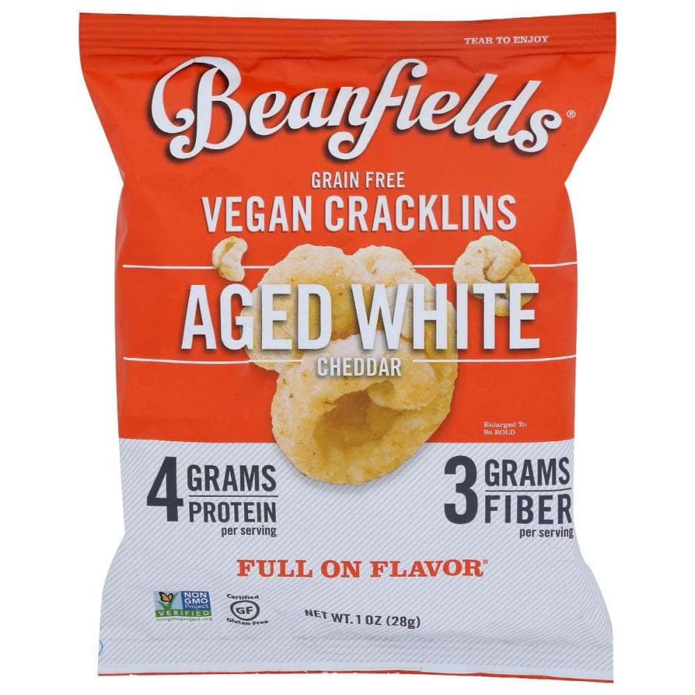 BEANFIELDS Beanfields Cracklins Agd White Chddr, 1 Oz