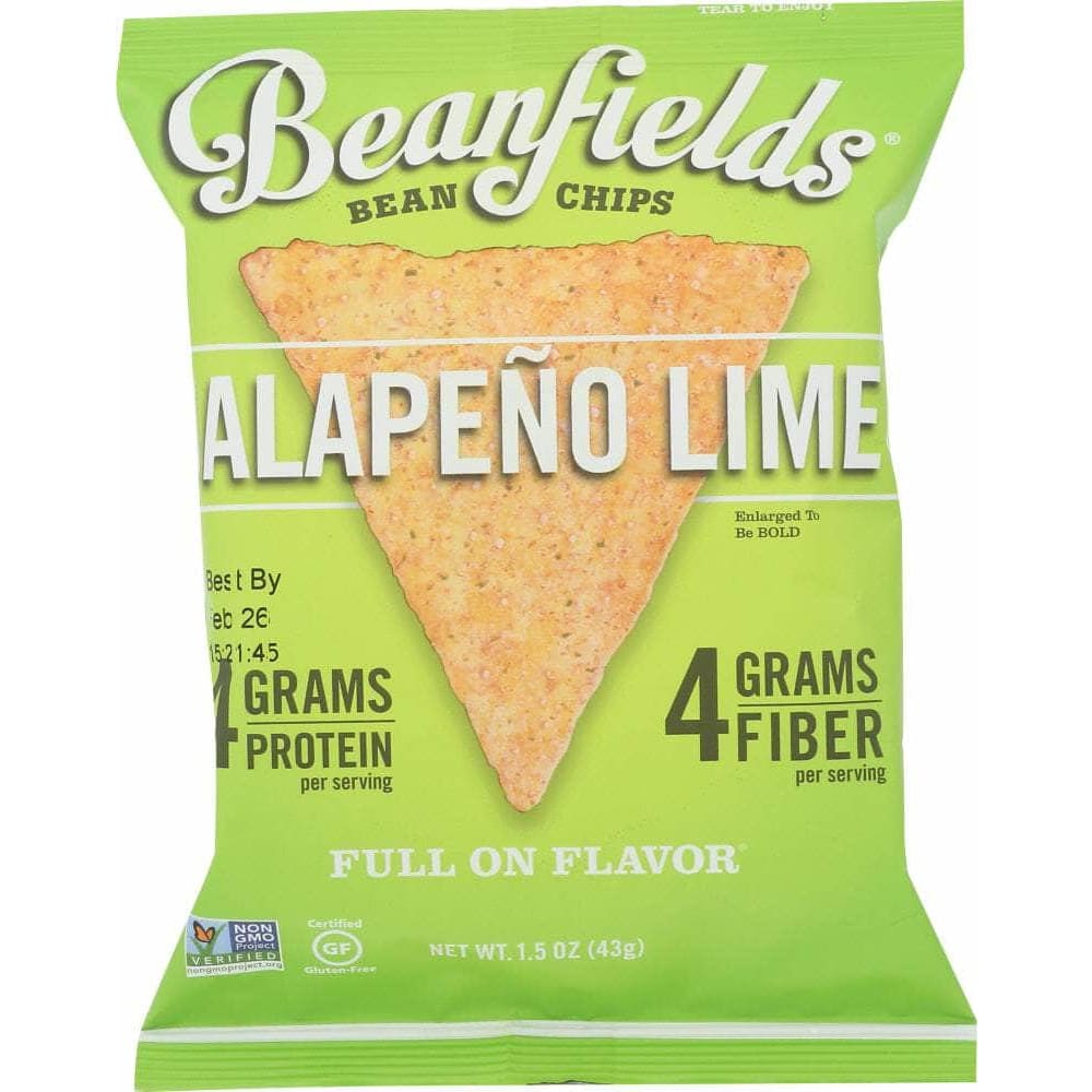 Beanfields Beanfields Jalapeno Lime Bean Chips, 1.5 oz