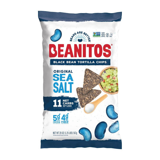 Beanitos Black Bean Sea Salt Chips 20 oz. - Beanitos